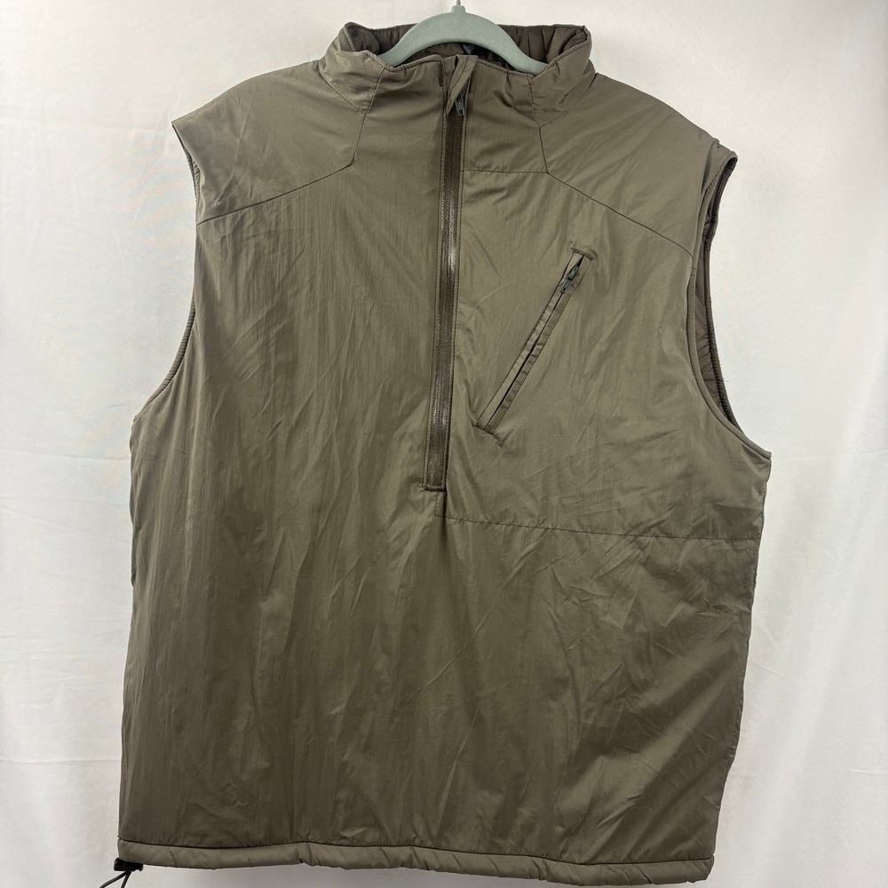 Orc Industries Vest Mens XL Long L7a Insulative Vest 1/2 Zip Military Drawcord - Picture 3 of 13